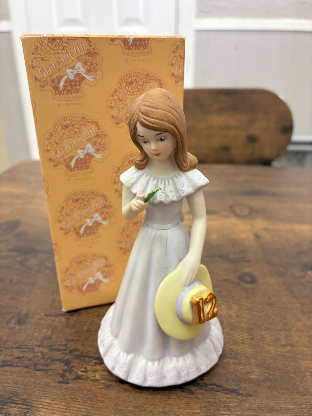 Enesco Growing Up Birthday Girls Year Twelve Twelfth Birthday Figurine